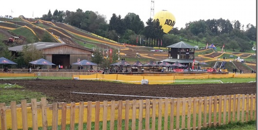 Sven van der Mierden laat goede indruk achter in de finale van de ADAC MX Masters in het Duitse Holzgerlingen